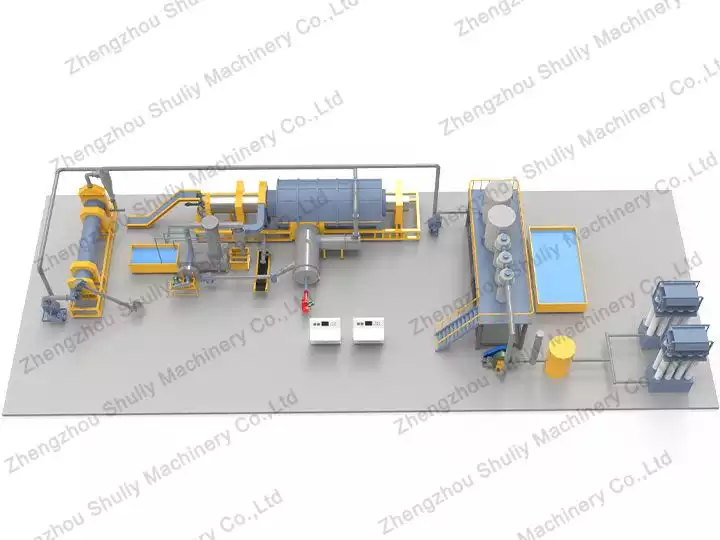 Machine de fabrication de charbon de bois | Four de carbonisation de charbon de biomasse