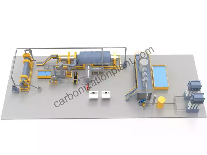 fabricant de charbon de bois continu1