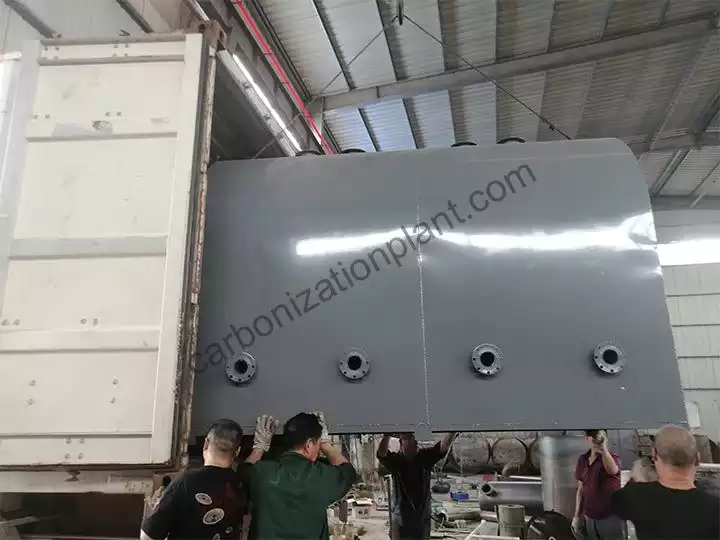 horizontal cabonization furnace