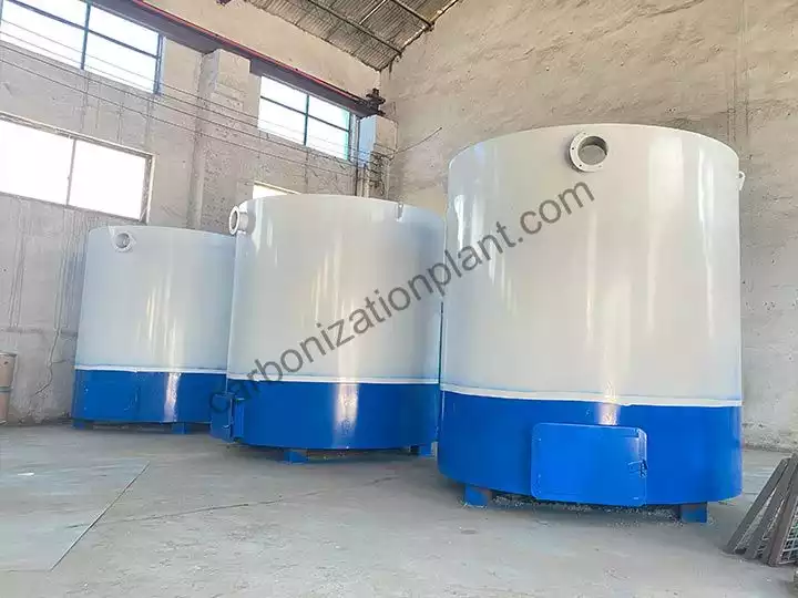 forno de carbonização de guindaste