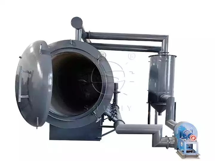 horizontal carbonization machine