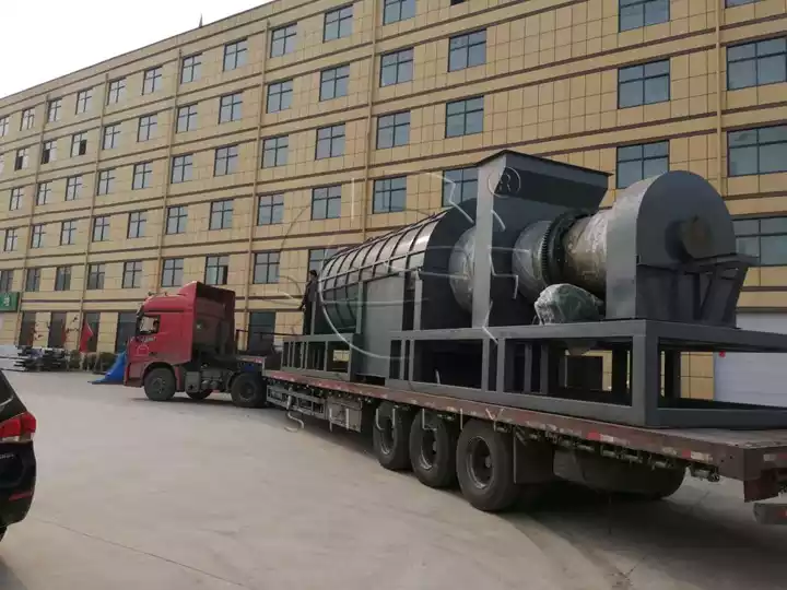 continuous carbonization furnace sold to Turkey