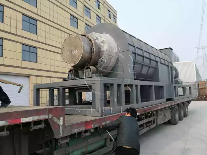 loaded continuous carbonization furnace