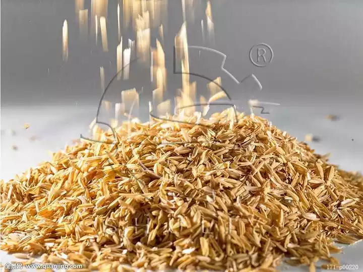 rice husk raw materials