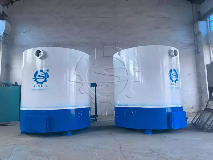 vertical carbonization furnace